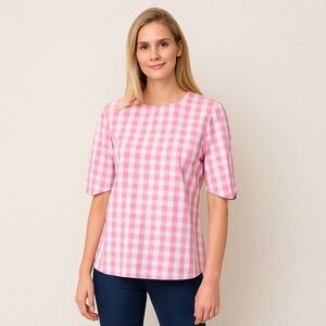 Banana Republic Plaid Top